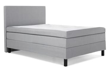 Lucky Komplett Sängpaket 140x200 Memory Slät Sänggavel - Mellangrå - Möbler - Säng - Kontinentalsäng