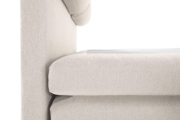 Lucky Komplett Sängpaket 140x200 Polyeter Slät Sänggavel - Nackkudde Stor Beige - Möbler - Säng - Kontinentalsäng