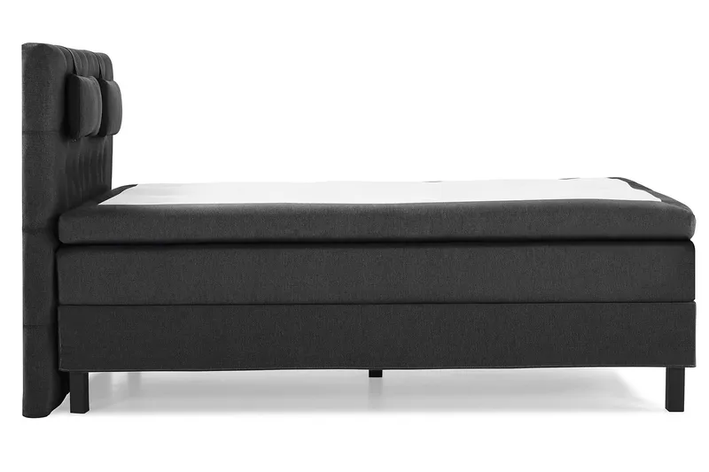 Lucky Komplett Sängpaket 140x200 Polyeter Diamant - Nackkudde Liten Svart/Grå - Möbler - Säng - Kontinentalsäng