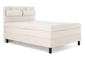 Lucky Komplett Sängpaket 140x200 Polyeter Slät Sänggavel - Nackkudde Stor Beige - Möbler - Säng - Kontinentalsäng