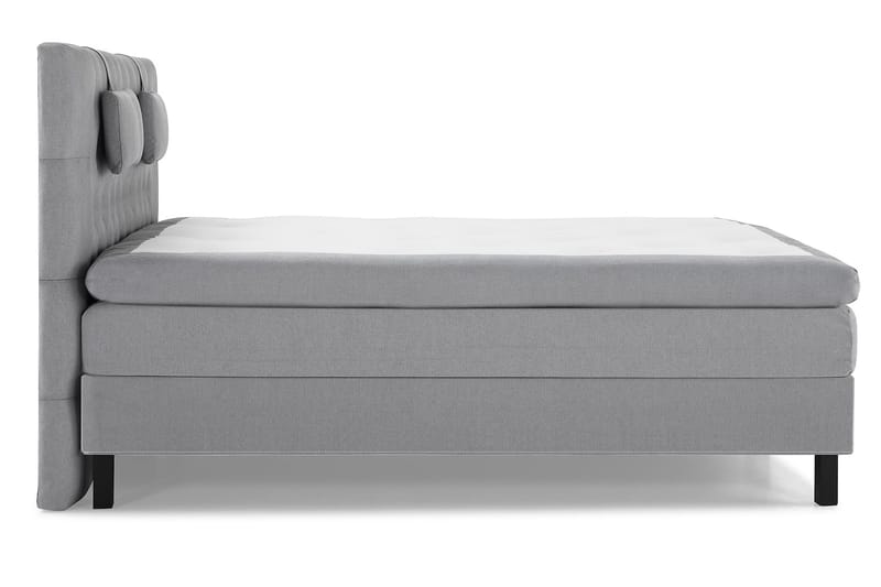 Lucky Komplett Sängpaket 160x200 Latex Diamant - Nackkudde Liten Mellangrå - Möbler - Säng - Kontinentalsäng