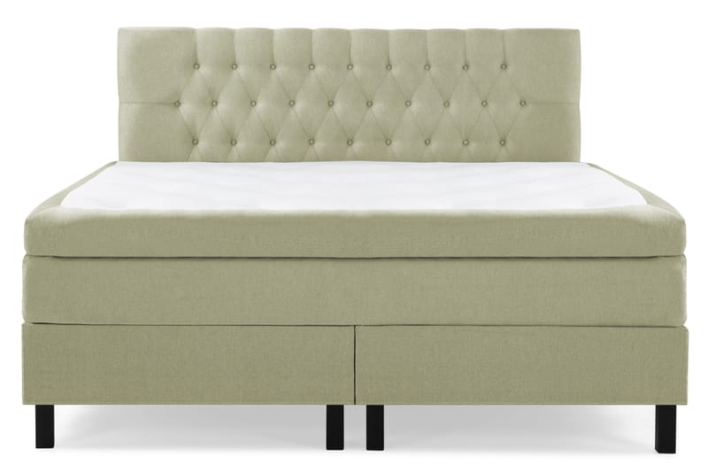 Lucky Komplett Sängpaket 160x200 Latex Diamant Sänggavel - Grön - Möbler - Säng - Kontinentalsäng