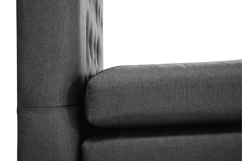 Lucky Komplett Sängpaket 160x200 Latex Diamant - Svart/Grå - Möbler - Säng - Kontinentalsäng