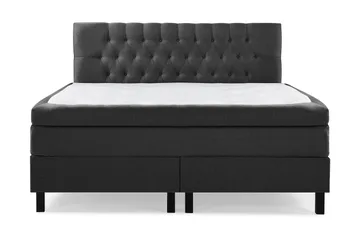 Lucky Komplett Sängpaket 160x200 Latex Diamant - Svart/Grå - Möbler - Säng - Kontinentalsäng