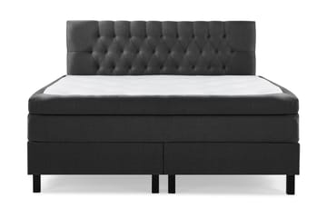 Lucky Komplett Sängpaket 160x200 Latex Diamant - Svart/Grå - Möbler - Säng - Kontinentalsäng