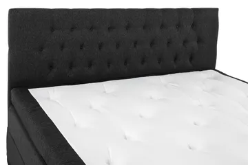 Lucky Komplett Sängpaket 160x200 Latex Diamant - Svart/Grå/PU - Möbler - Säng - Kontinentalsäng