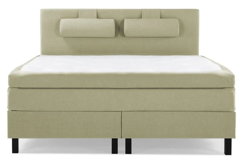 Lucky Komplett Sängpaket 160x200 Latex Slät Sänggavel - Nackkudde Stor Grön - Möbler - Säng - Kontinentalsäng