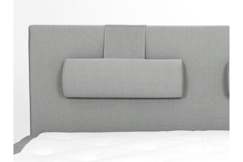 Lucky Komplett Sängpaket 160x200 Skum Slät Sänggavel - Nackkudde Stor Mellangrå - Möbler - Säng - Kontinentalsäng