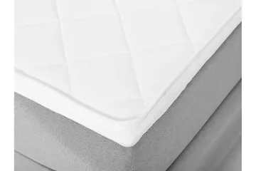 Lucky Komplett Sängpaket 160x200 Skum Slät Sänggavel - Nackkudde Stor Mellangrå - Möbler - Säng - Kontinentalsäng