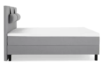 Lucky Komplett Sängpaket 160x200 Skum Slät Sänggavel - Nackkudde Stor Mellangrå - Möbler - Säng - Kontinentalsäng
