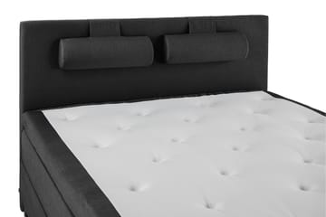 Lucky Komplett Sängpaket 160x200 Polyeter Slät - Nackkudde Stor Svart/Grå - Möbler - Säng - Kontinentalsäng