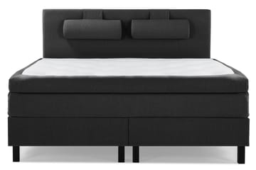 Lucky Slät Sänggavel 160 cm - Svart/Grå