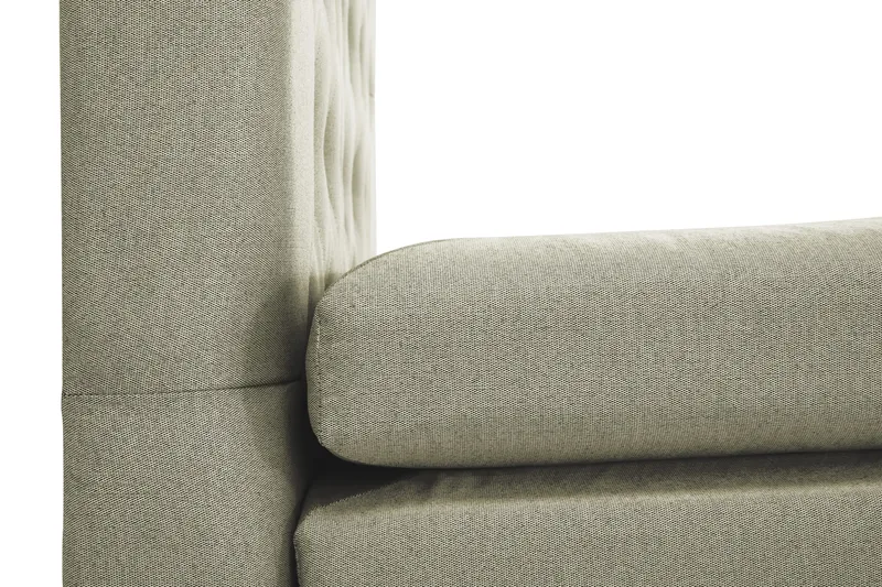 Lucky Komplett Sängpaket 160x200 Polyeter Diamant Sänggavel - Grön - Möbler - Säng - Kontinentalsäng