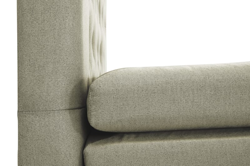 Lucky Komplett Sängpaket 160x200 Polyeter Diamant Sänggavel - Grön - Möbler - Säng - Kontinentalsäng