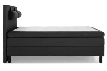 Lucky Komplett Sängpaket 160x200 Polyeter Slät - Nackkudde Stor Svart/Grå - Möbler - Säng - Kontinentalsäng