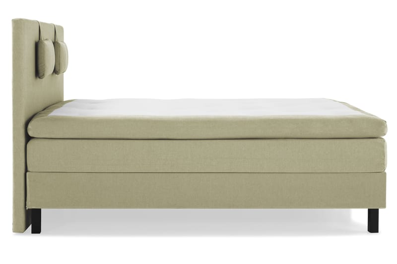 Lucky Komplett Sängpaket 160x200 Polyeter Slät Sänggavel - Nackkudde Liten Grön - Möbler - Säng - Kontinentalsäng