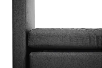 Lucky Komplett Sängpaket 160x200 Polyeter Slät - Nackkudde Stor Svart/Grå - Möbler - Säng - Kontinentalsäng