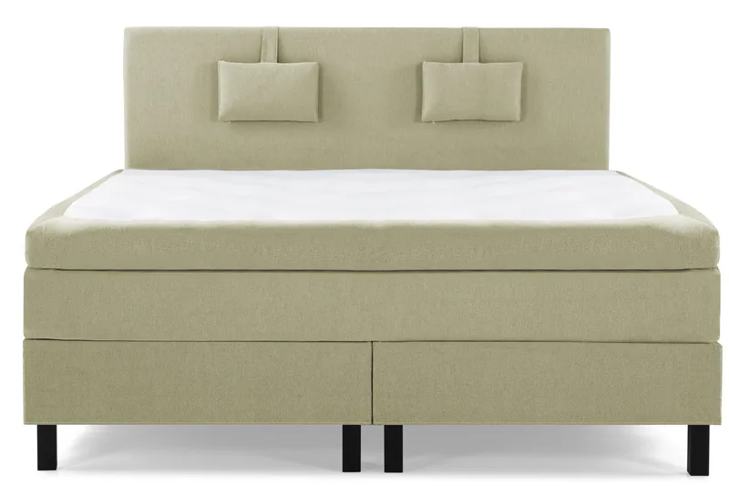 Lucky Komplett Sängpaket 180x200 Latex Slät Sänggavel - Nackkudde Liten Grön - Möbler - Säng - Kontinentalsäng