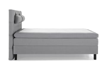 Lucky Komplett Sängpaket 180x200 Memory Diamant Sänggavel - Nackkudde Stor Mellangrå - Möbler - Säng - Kontinentalsäng