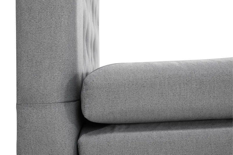 Lucky Komplett Sängpaket 180x200 Memory Diamant Sänggavel - Nackkudde Stor Mellangrå - Möbler - Säng - Kontinentalsäng