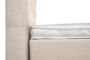 Lucky Komplett Sängpaket 180x200 Skum Diamant Sänggavel - Beige - Möbler - Säng - Kontinentalsäng