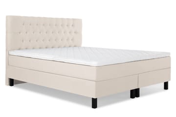 Lucky Komplett Sängpaket 180x200 Skum Diamant Sänggavel - Beige - Möbler - Säng - Kontinentalsäng