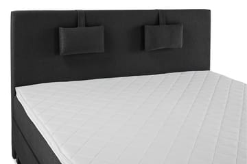 Lucky Komplett Sängpaket 180x200 Skum Slät - Nackkudde Liten Svart/Grå - Möbler - Säng - Kontinentalsäng
