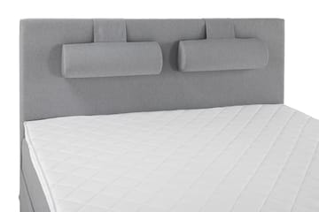Lucky Komplett Sängpaket 180x200 Skum Slät Sänggavel - Nackkudde Stor Mellangrå - Möbler - Säng - Kontinentalsäng