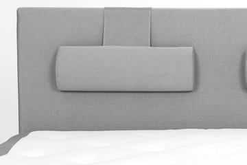 Lucky Komplett Sängpaket 180x200 Skum Slät Sänggavel - Nackkudde Stor Mellangrå - Möbler - Säng - Kontinentalsäng