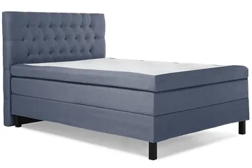 Lucky Kontinentalsäng 140x200Latexmadrass - Mörkblå - Möbler - Säng - Kontinentalsäng