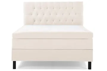 Lucky Kontinentalsäng 140x200Memorymadrass - Beige - Möbler - Säng - Kontinentalsäng