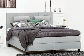 Lucky Kontinentalsäng 150x200 cm - Mellangrå - Möbler - Säng - Kontinentalsäng