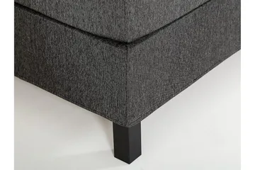 Lucky Kontinentalsäng 150x200 Skum - Svart/Grå - Möbler - Säng - Kontinentalsäng
