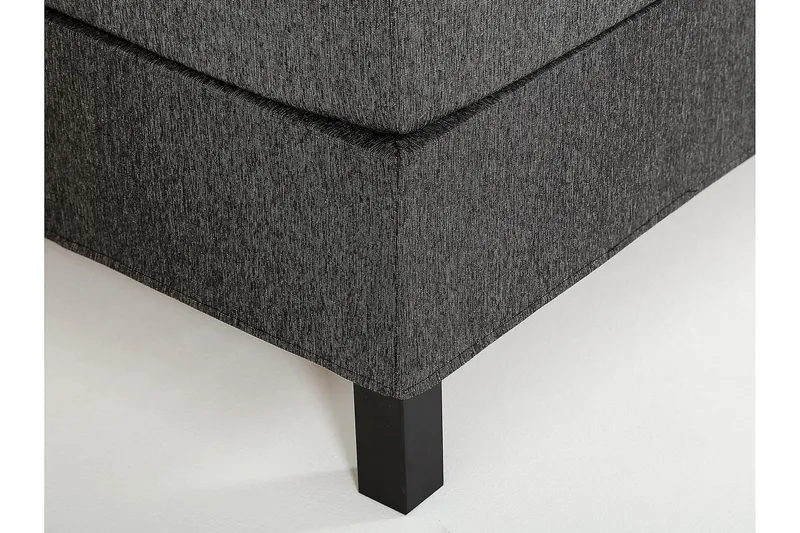 Lucky Kontinentalsäng 150x200 Skum - Svart/Grå - Möbler - Säng - Kontinentalsäng