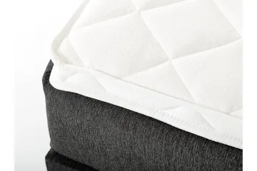 Lucky Kontinentalsäng 150x200 Skum - Svart/Grå - Möbler - Säng - Kontinentalsäng