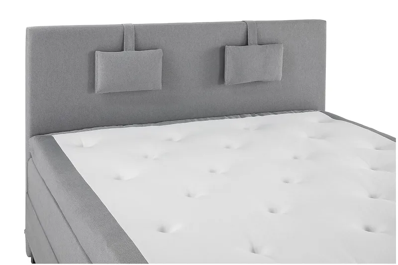 Lucky Kontinentalsäng 150x200Polyeter - Mellangrå - Möbler - Säng - Kontinentalsäng