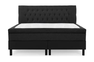 Utan sänggavel - Svart/Grå/PU