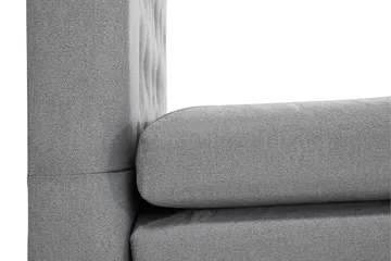 Lucky Kontinentalsäng 160x200Polyeter - Ljusgrå - Möbler - Säng - Kontinentalsäng