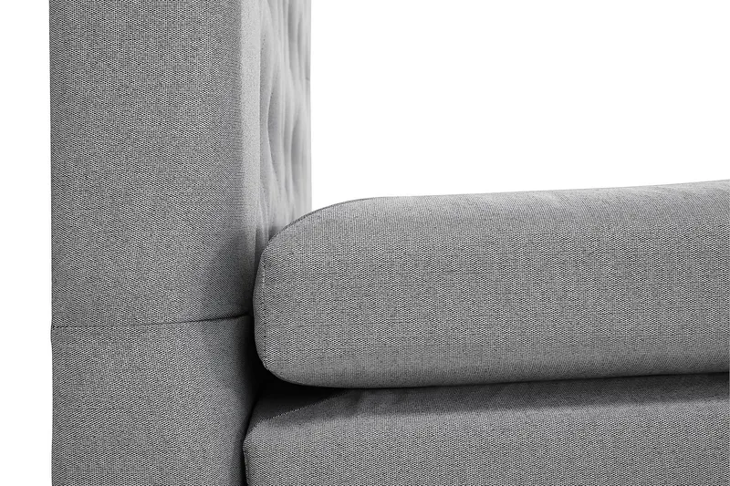 Lucky Kontinentalsäng 160x200Polyeter - Ljusgrå - Möbler - Säng - Kontinentalsäng