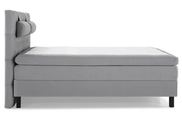 Lucky Kontinentalsäng 160x200Polyeter - Ljusgrå - Möbler - Säng - Kontinentalsäng