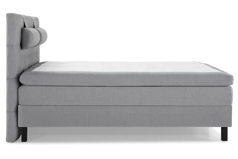 Lucky Kontinentalsäng 160x200Polyeter - Ljusgrå - Möbler - Säng - Kontinentalsäng
