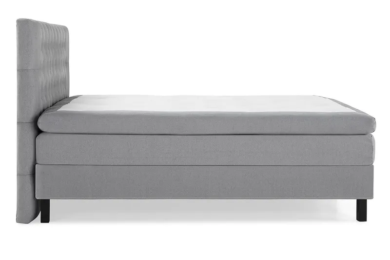 Lucky Kontinentalsäng 160x200Polyeter - Ljusgrå - Möbler - Säng - Kontinentalsäng