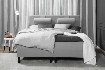 Lucky Kontinentalsäng 180x200 cm - Mellangrå - Möbler - Säng - Kontinentalsäng