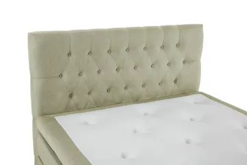 Lucky Sängpaket 140x200 LatexDiamant Sänggavel  Grön - Grön - Möbler - Säng - Kontinentalsäng