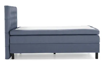 Lucky Sängpaket 140x200 Polyeter Diamant Sänggavel - Mörkblå - Möbler - Säng - Kontinentalsäng
