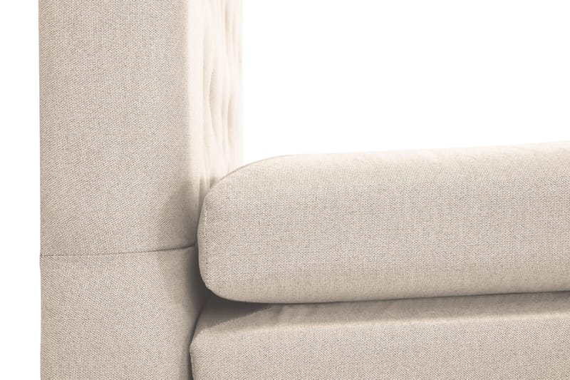 Lucky Sängpaket 140x200 Polyeter Diamant Sänggavel - Beige - Möbler - Säng - Kontinentalsäng