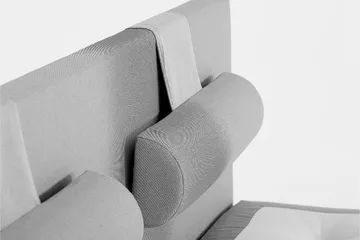 Lucky Sängpaket 150x200 SkumSlät Sänggavel - Grå - Möbler - Säng - Kontinentalsäng