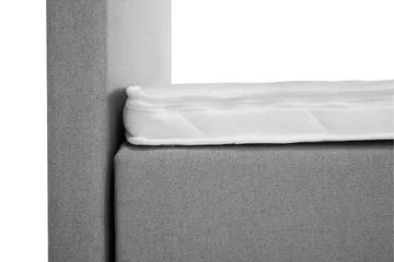Lucky Sängpaket 150x200 SkumSlät Sänggavel - Grå - Möbler - Säng - Kontinentalsäng