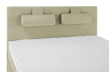 Lucky Sängpaket 150x200 SkumSlät Sänggavel Nackkudde - Nackkudde Stor Grön - Möbler - Säng - Kontinentalsäng