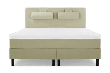 Lucky Sängpaket 150x200 SkumSlät Sänggavel Nackkudde - Nackkudde Stor Grön - Möbler - Säng - Kontinentalsäng